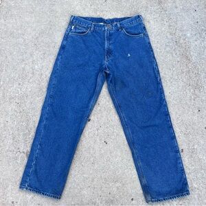 Carhartt Men’s Flannel Lined Relaxed Fit Work Jeans 36x30 B172 DST Medium Wash